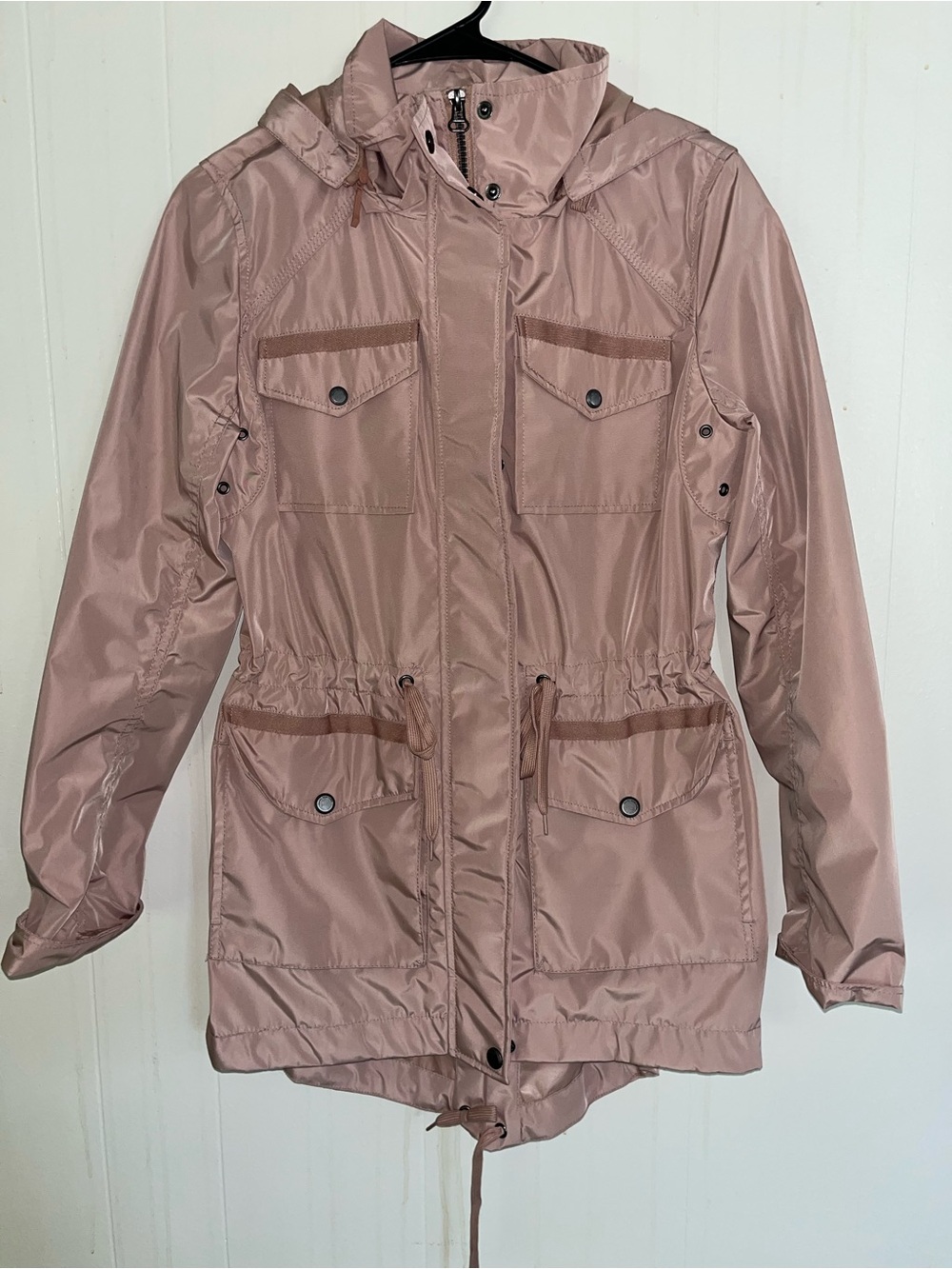 Andrew Marc Women's Utility Jacket in Dusty Rose